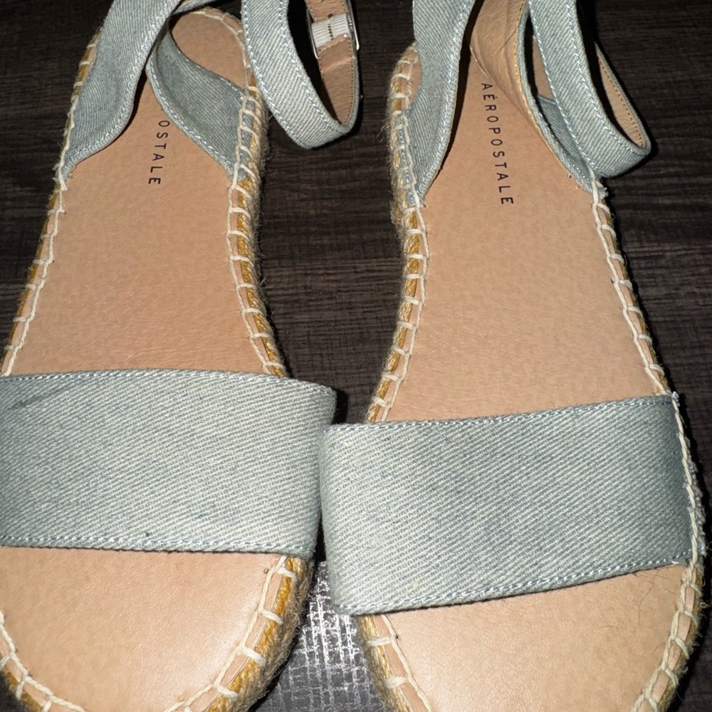 Aeropostale Blue Espadrilles Classic Style